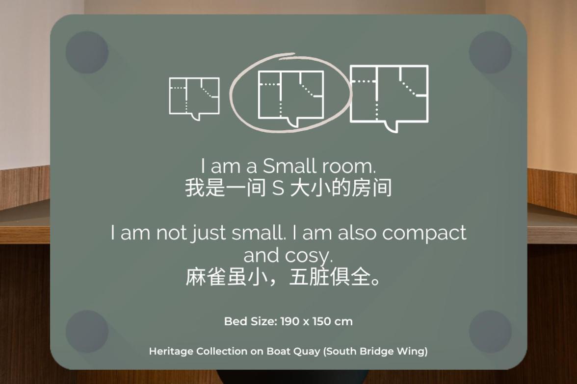 Heritage Collection On Boat Quay - South Bridge Wing - Mobile App Check-In Singapore Esterno foto